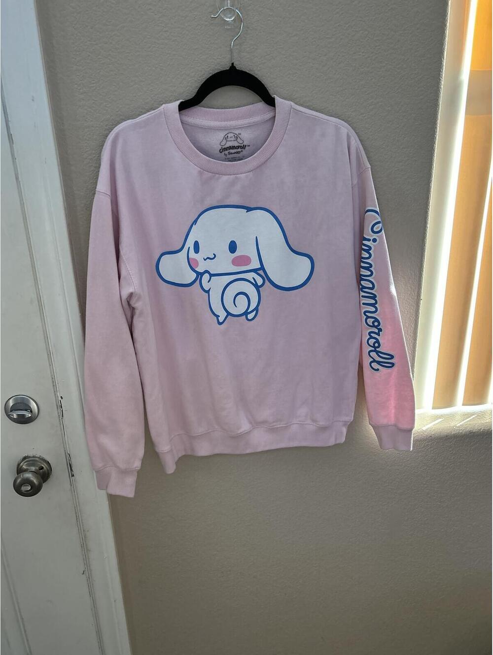 Sanrio Cinnamoroll Pink Crewneck Sweatshirt Size L